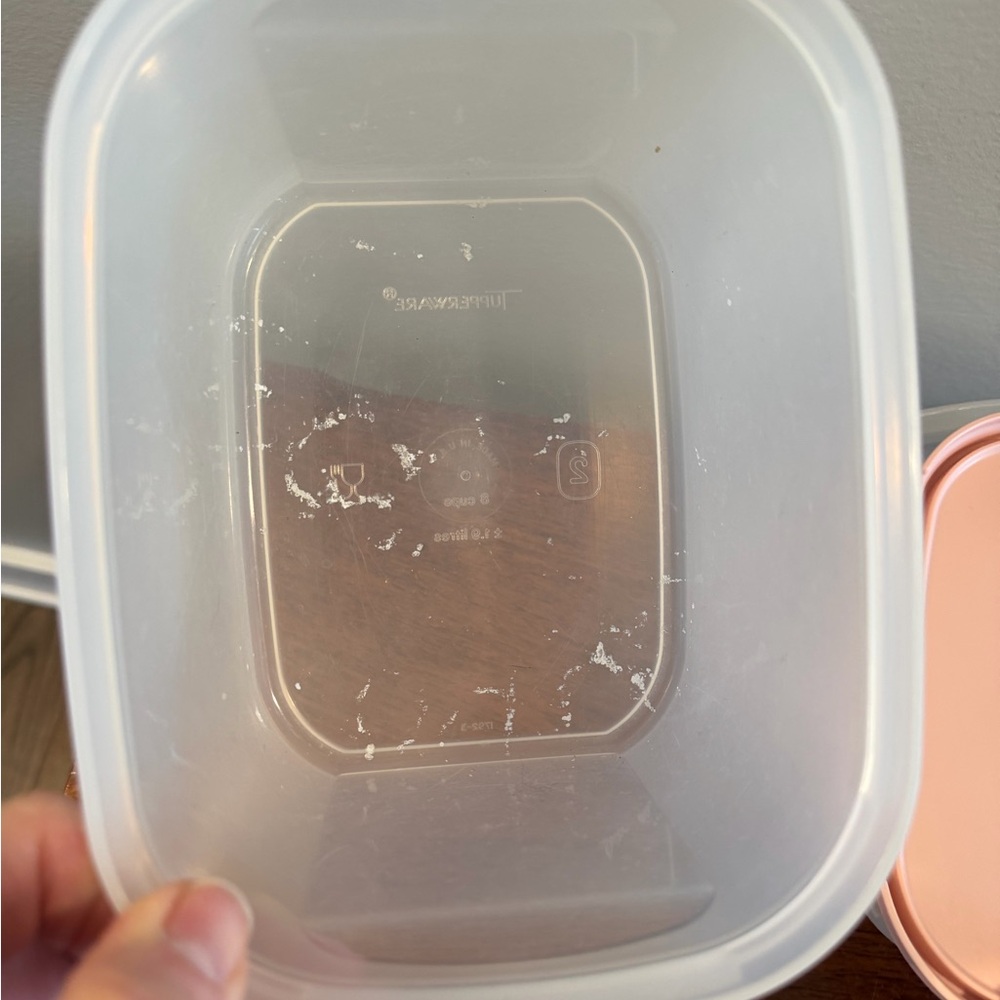 Tupperware Modular Mate Mini Rectangulars #1 & 2 Pink - Picture 10 of 13